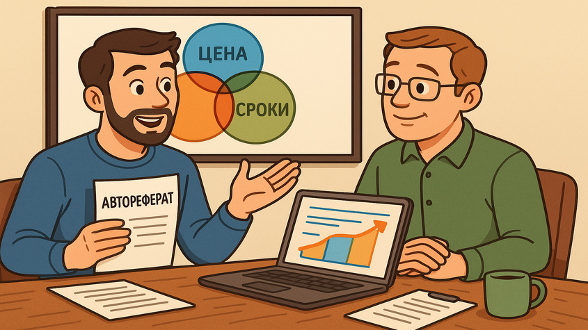 Заказать автореферат для диссертации: цена и сроки