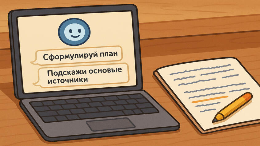 Как написать реферат с помощью нейросети: 