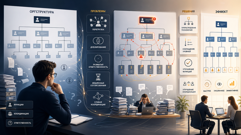 Анализ организационной структуры в дипломе: как выявить проблемы управления и предложить изменения