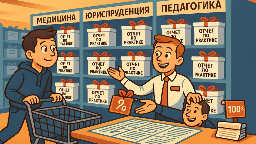 Заказать отчёт по практике: все виды и специальности