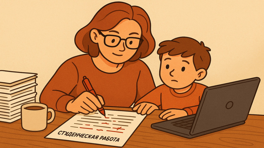 исправление ошибок в студенческой работе