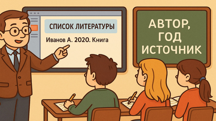 Как ссылаться на источники и оформлять список литературы в презентации