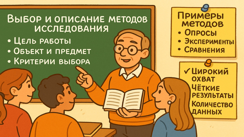 оформление методов исследования