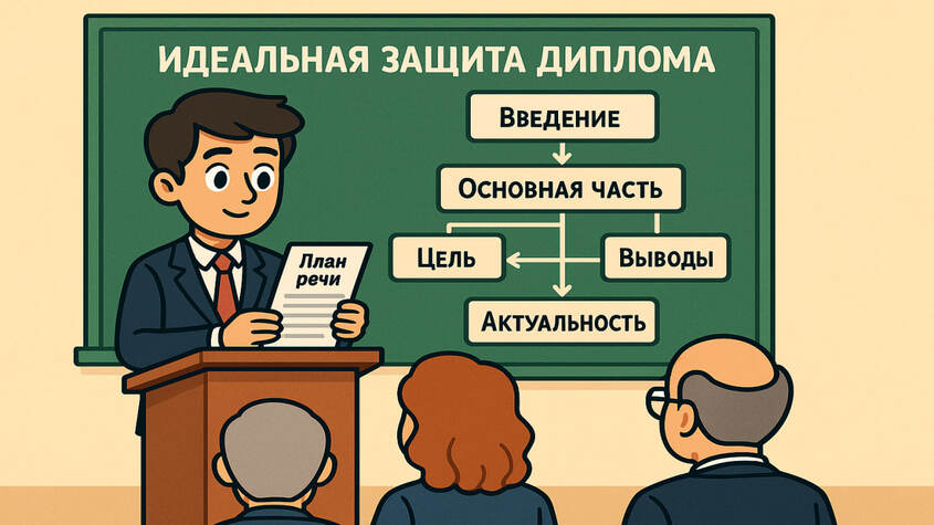 Как подготовить речь для защиты диплома: структура и советы