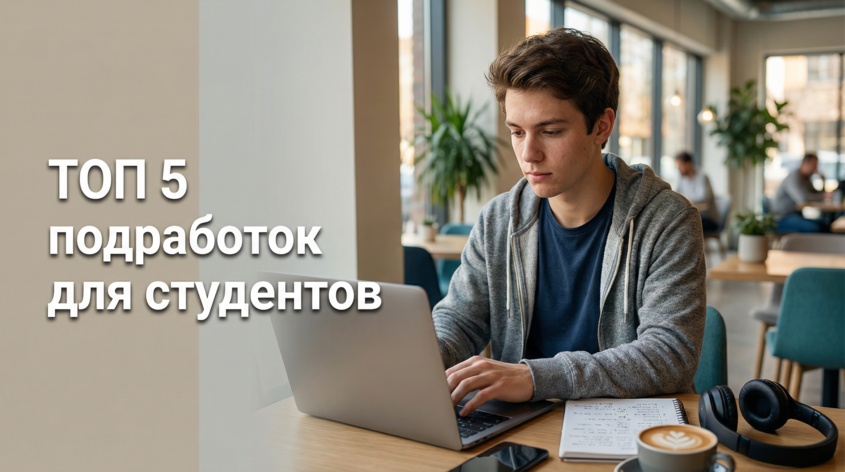 5 подработок для студентов в 2026, которые можно совмещать с учёбой без боли
