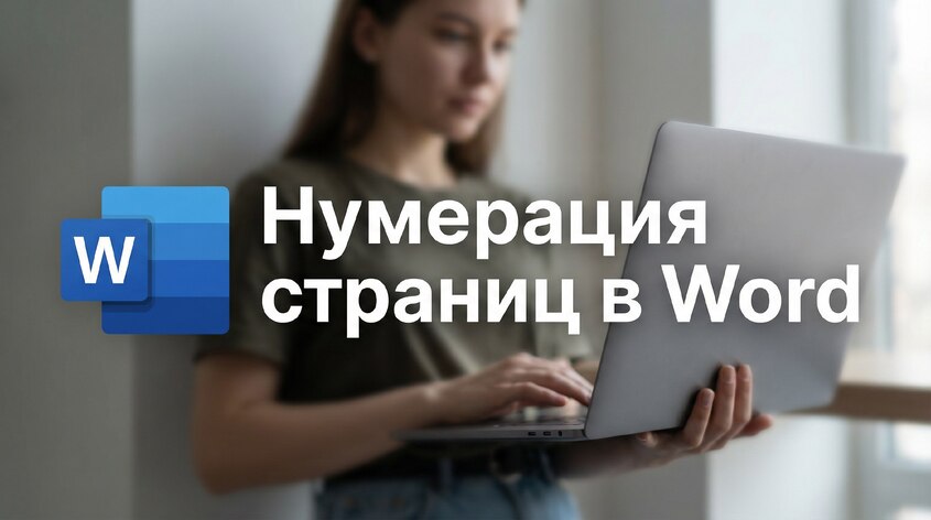 Как пронумеровать страницы в Word