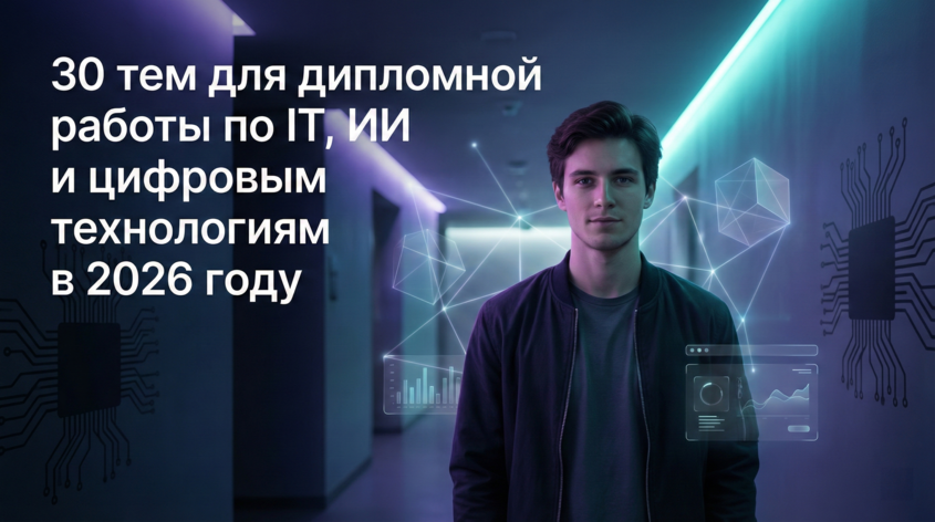 30 тем для дипломной работы по IT, ИИ и цифровым технологиям в 2026 году