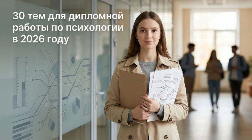 30 тем для дипломной работы по психологии в 2026 году: кризисные состояния, тревожность и выгорание
