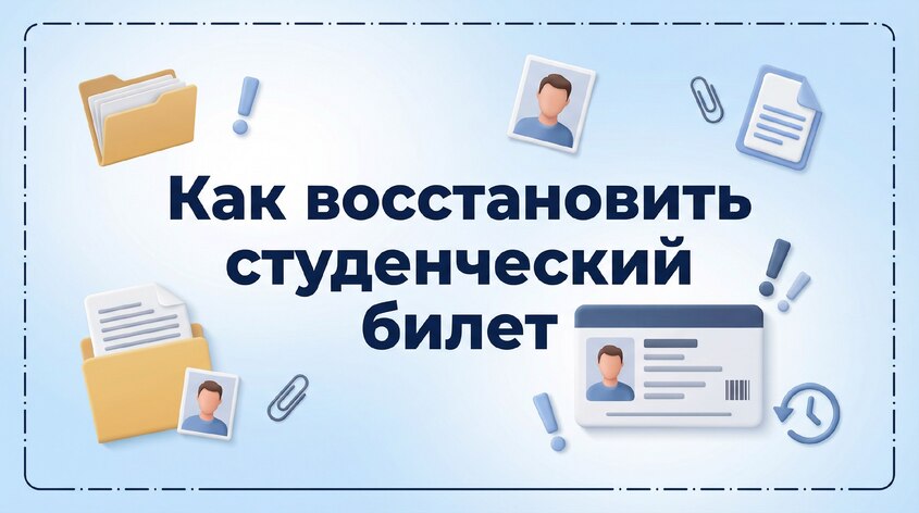 Как восстановить студенческий билет: порядок действий при утере